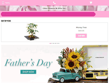 Tablet Screenshot of edelweissflowersalon.com